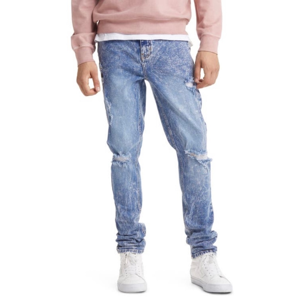 BP. Distressed Acid Wash Skinny Jeans Sz 32X32